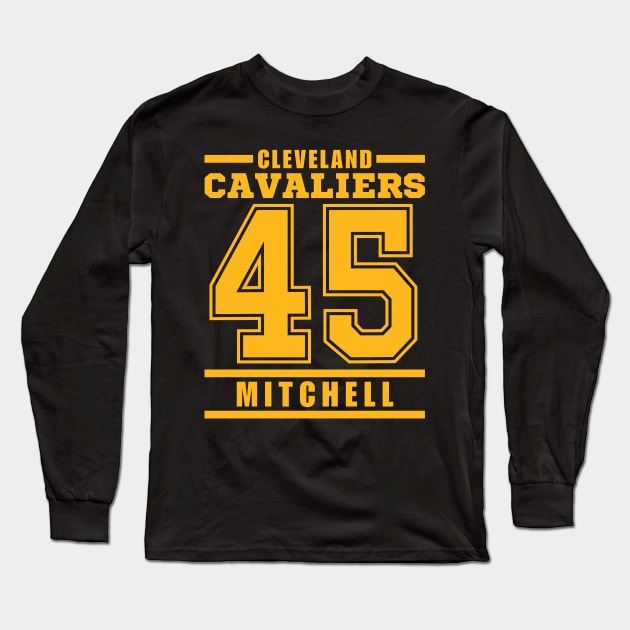 Cleveland Cavaliers Mitchell 45 Basketball Player Long Sleeve T-Shirt by ArsenBills